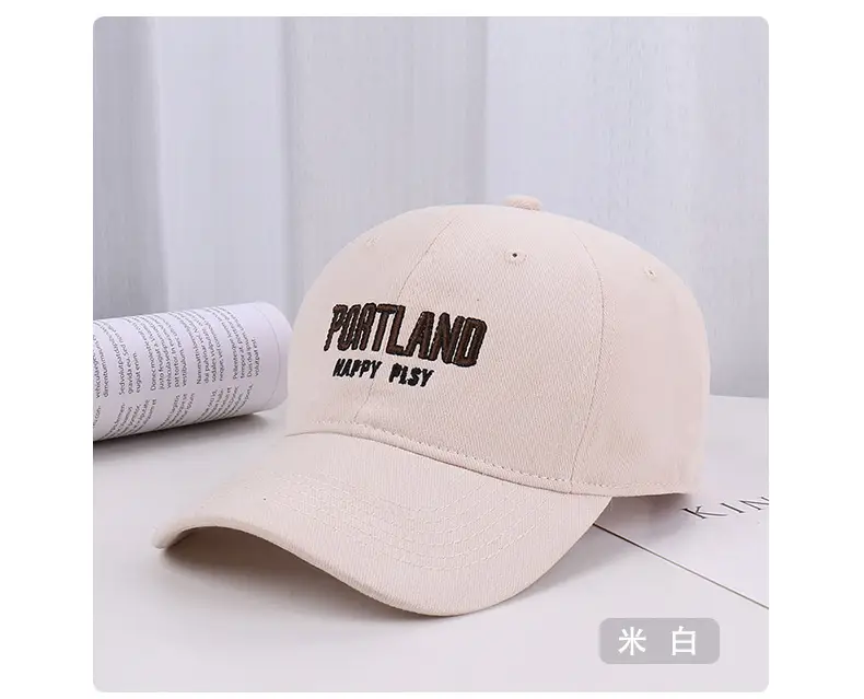 Women's Pink Letter Baseball Cap with Sun Hat Design — feature 23