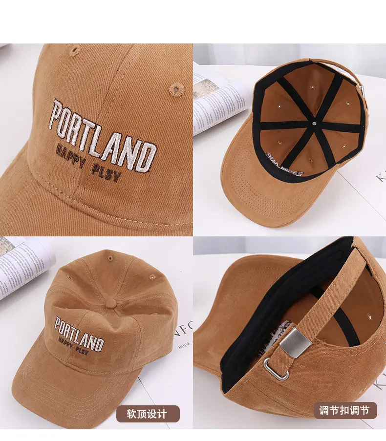 Women's Pink Letter Baseball Cap with Sun Hat Design — feature 25