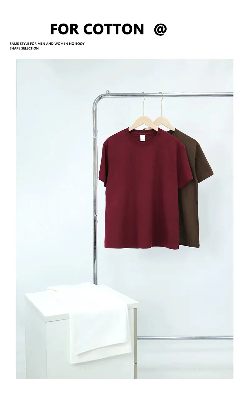 Men 2024 Black Cotton T-Shirt Round Neck Short Sleeve — feature 5