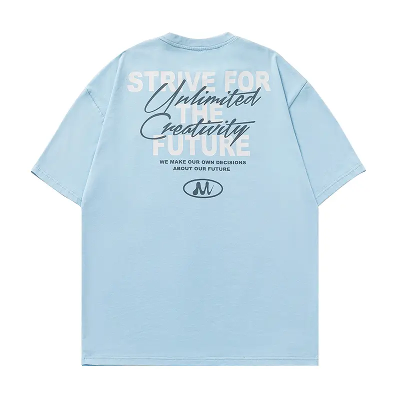 Men Purple Printed T-Shirt Future Theme Loose Fit