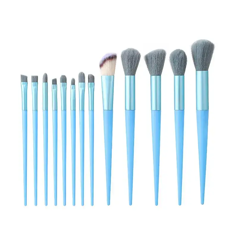 Beginners 13 Makeup Brush Set Super Soft Eye Paint Brushes - Image 19