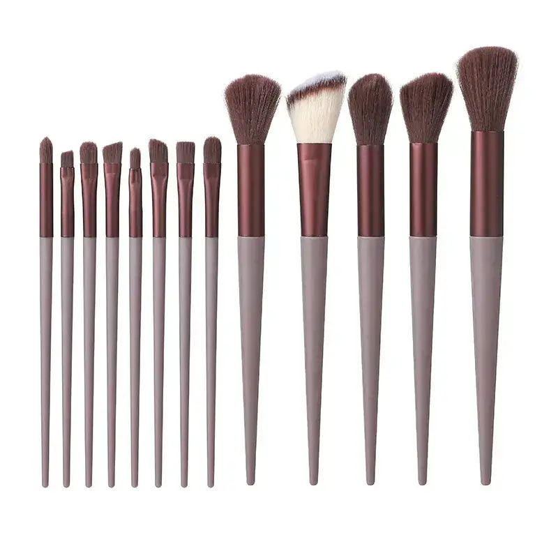 13 brush sets-brown