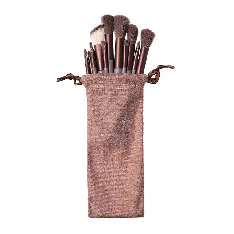 13 sets of brushes-brown cloth bags