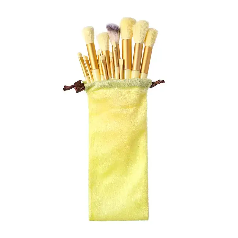 Beginners 13 Makeup Brush Set Super Soft Eye Paint Brushes - Image 12