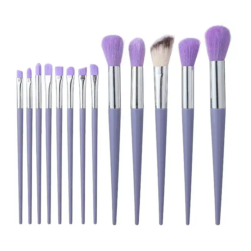 Beginners 13 Makeup Brush Set Super Soft Eye Paint Brushes - Image 3