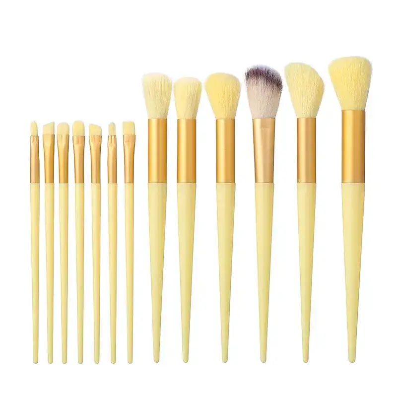 Beginners 13 Makeup Brush Set Super Soft Eye Paint Brushes - Image 5