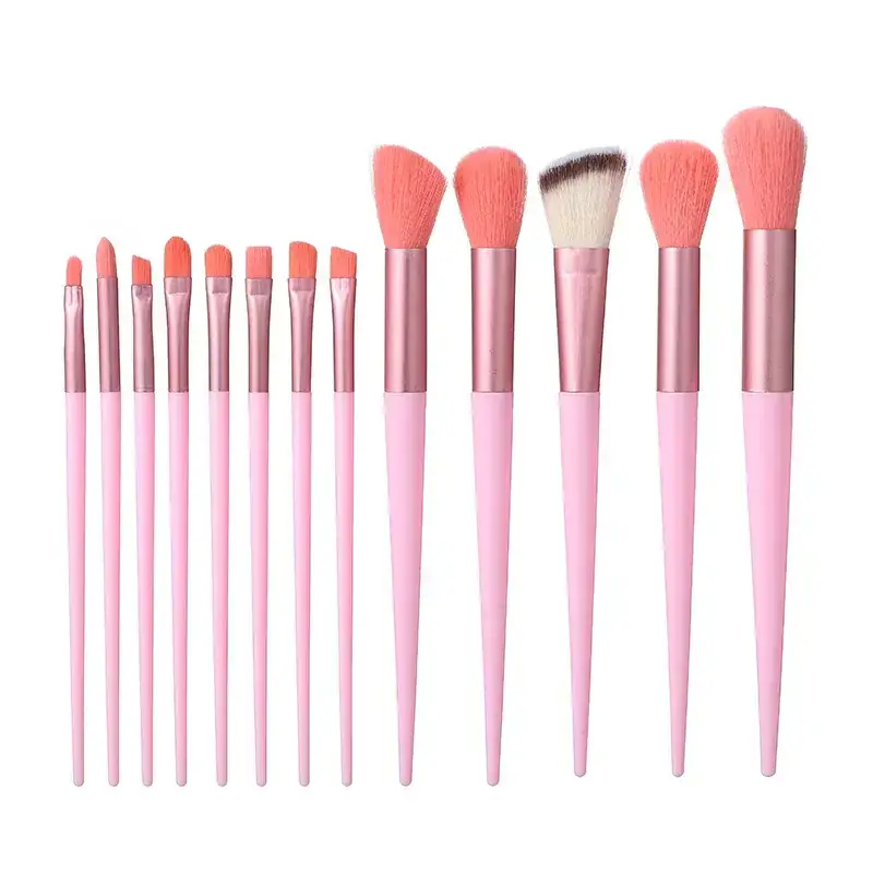 Beginners 13 Makeup Brush Set Super Soft Eye Paint Brushes - Image 7