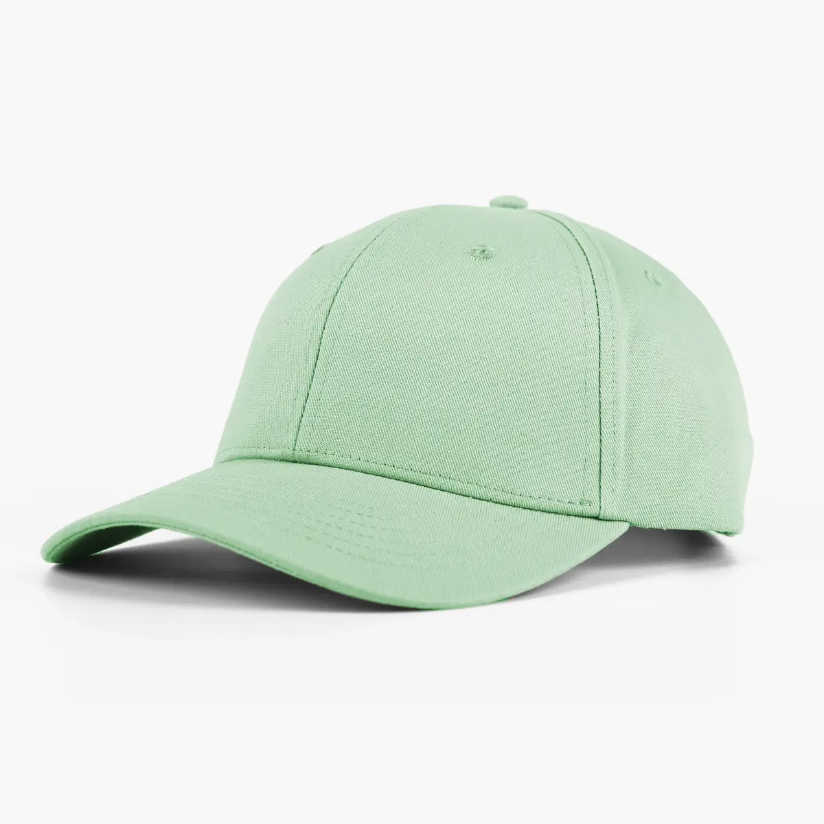 Pure Cotton Baseball Cap Mint Green Logo Print - Image 21