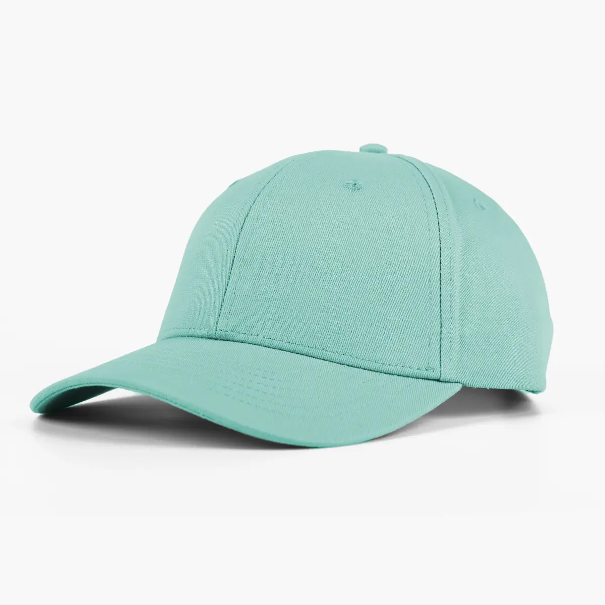Pure Cotton Baseball Cap Mint Green Logo Print - Image 33