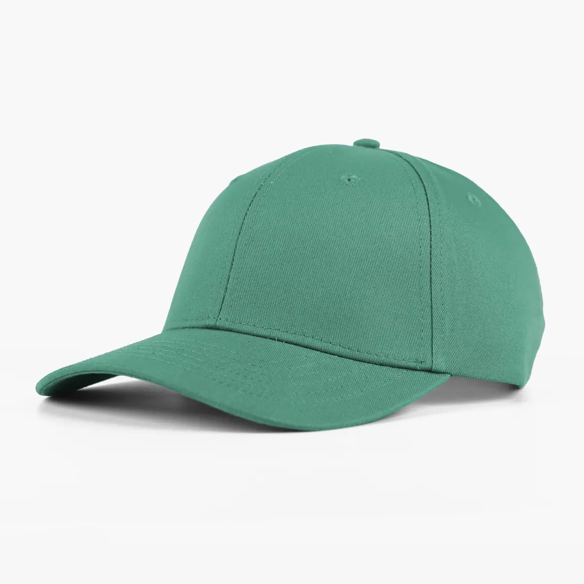 Pure Cotton Baseball Cap Mint Green Logo Print - Image 6