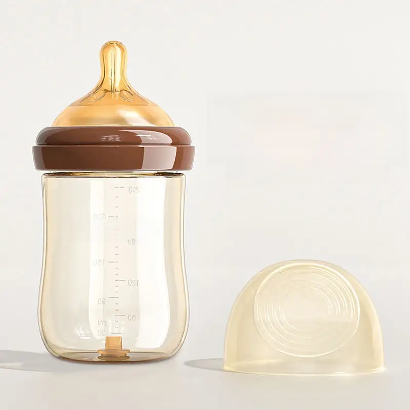 Baby Bottle Anti-Colic Tritan Wide-Mouth Baby Learning Drinking Cup Kidsren's Three-Use Straw Cup 0-3 Years Old