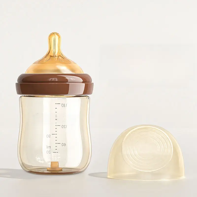 Baby Bottle Anti-Colic Tritan Wide-Mouth Baby Learning Drinking Cup Kidsren's Three-Use Straw Cup 0-3 Years Old