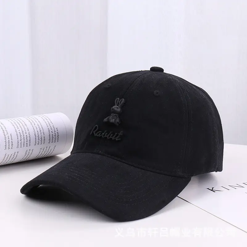 Men & Women Branded Baseball Caps Pink Beige - Image 2