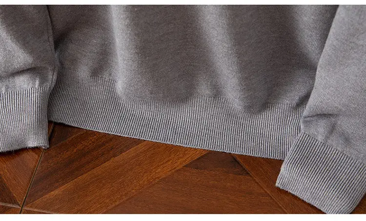 Men's Solid Color Round Neck Sweater Plus Size — feature 28