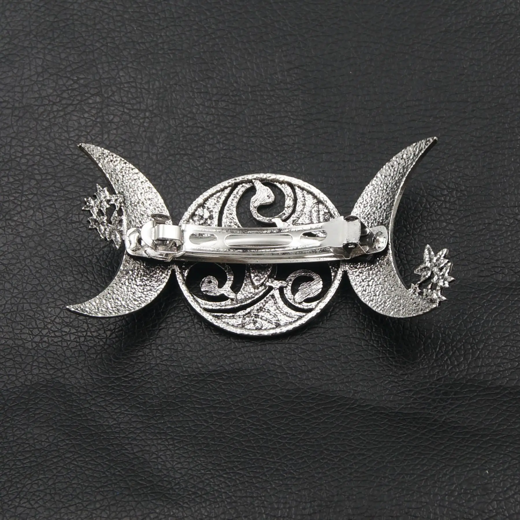 Celtic Witch Hairpin with Moon Design - Image 5