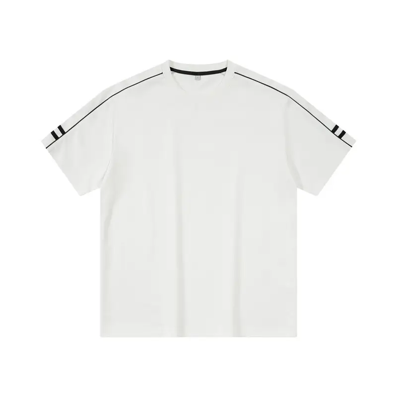 Dengjue Men Green Patchwork Short Sleeve T-Shirt 2026 - Image 5