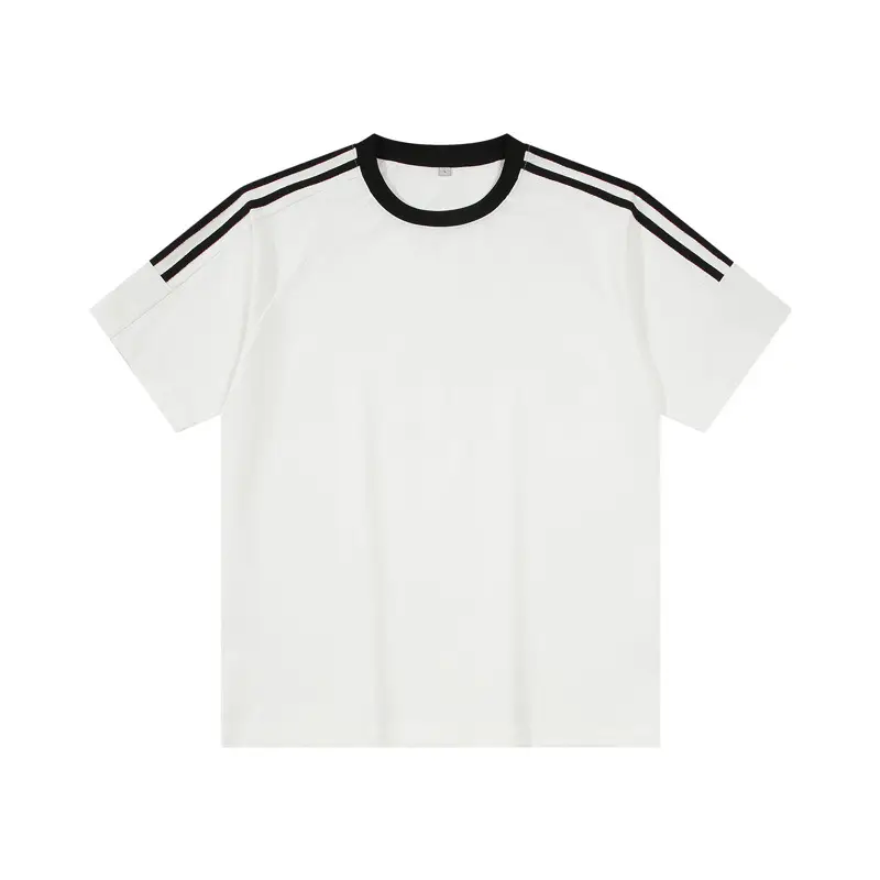 Dengjue Men Green Patchwork Short Sleeve T-Shirt 2026 - Image 6