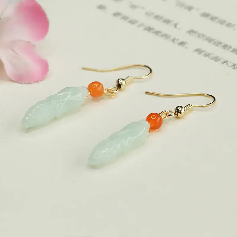Jade Drop Earrings for Women Wholesale — feature 9