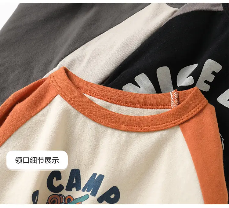 European Style Boys Long Sleeve T-Shirt Spring Kids Wear — feature 11
