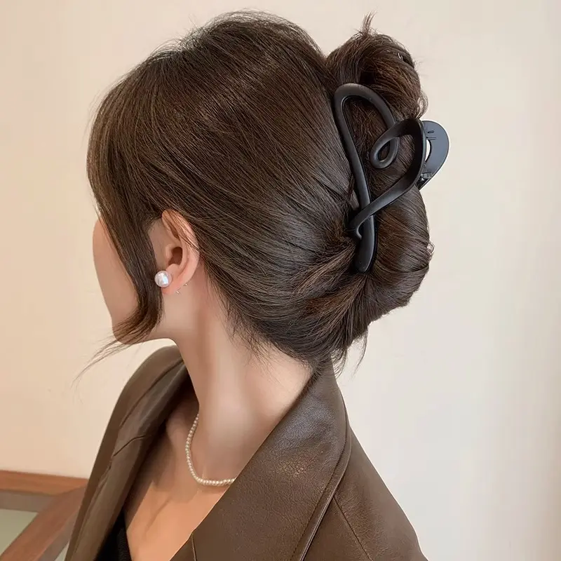 High-Grade Brown Large Hairpin Women's 2024 New
