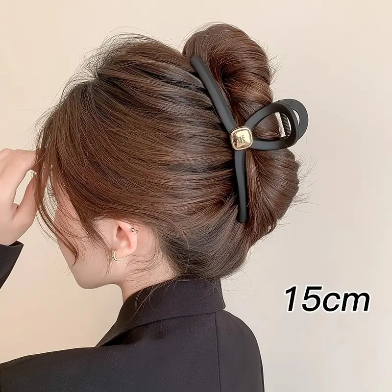High-Grade Brown Large Hairpin Women's 2024 New