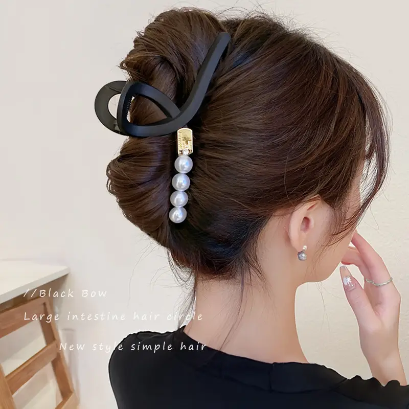 High-Grade Brown Large Hairpin Women's 2024 New