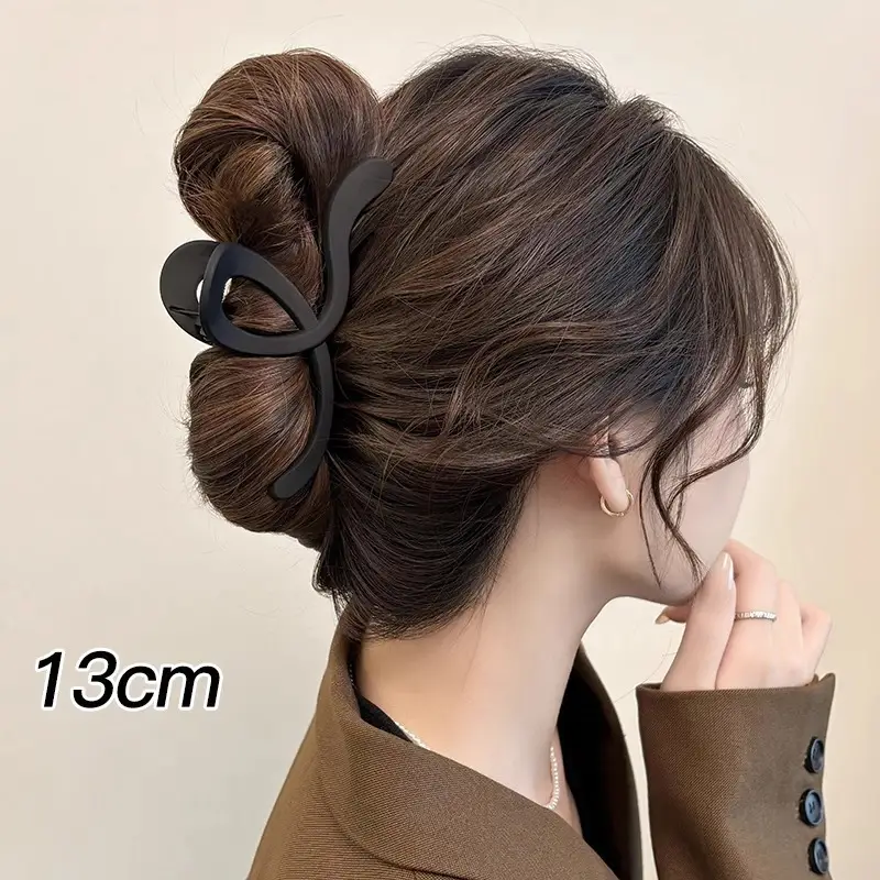 High-Grade Brown Large Hairpin Women's 2024 New