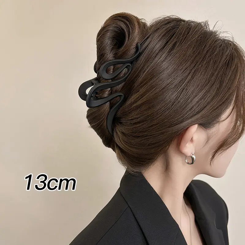 High-Grade Brown Large Hairpin Women's 2024 New