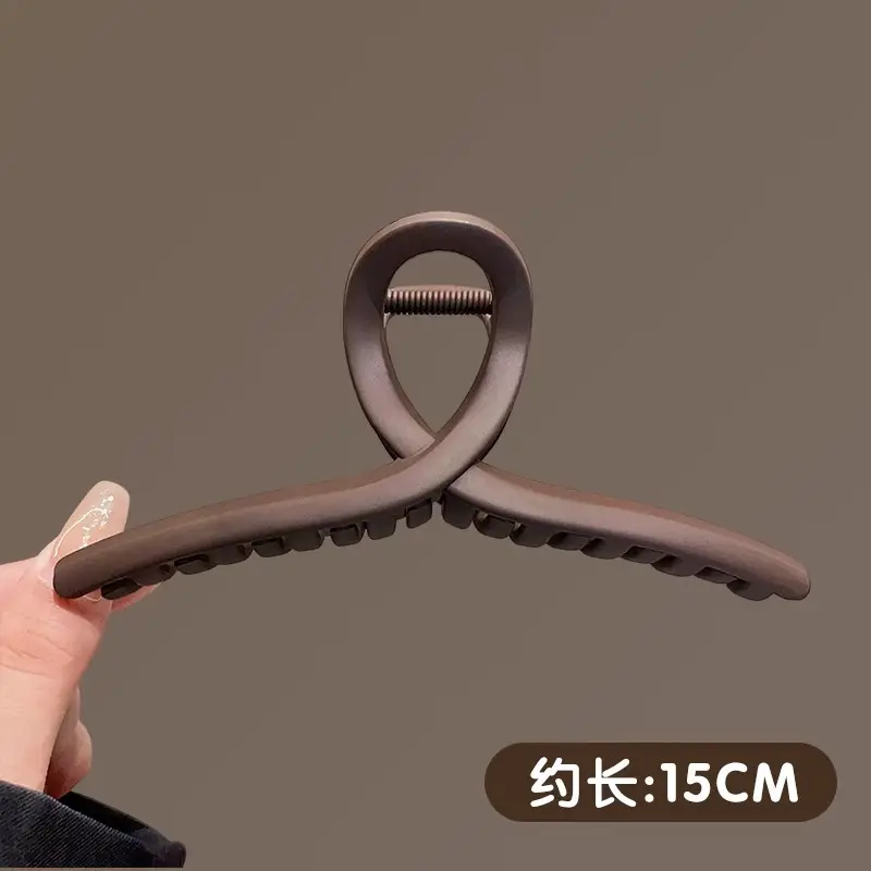 High-Grade Brown Large Hairpin Women's 2024 New