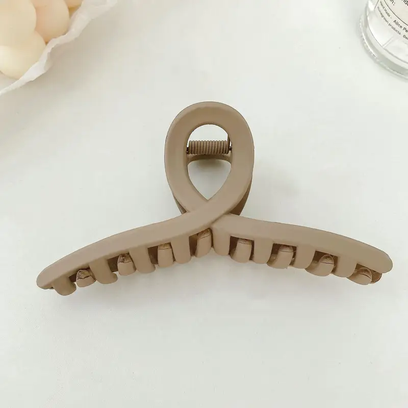 High-Grade Brown Large Hairpin Women's 2024 New