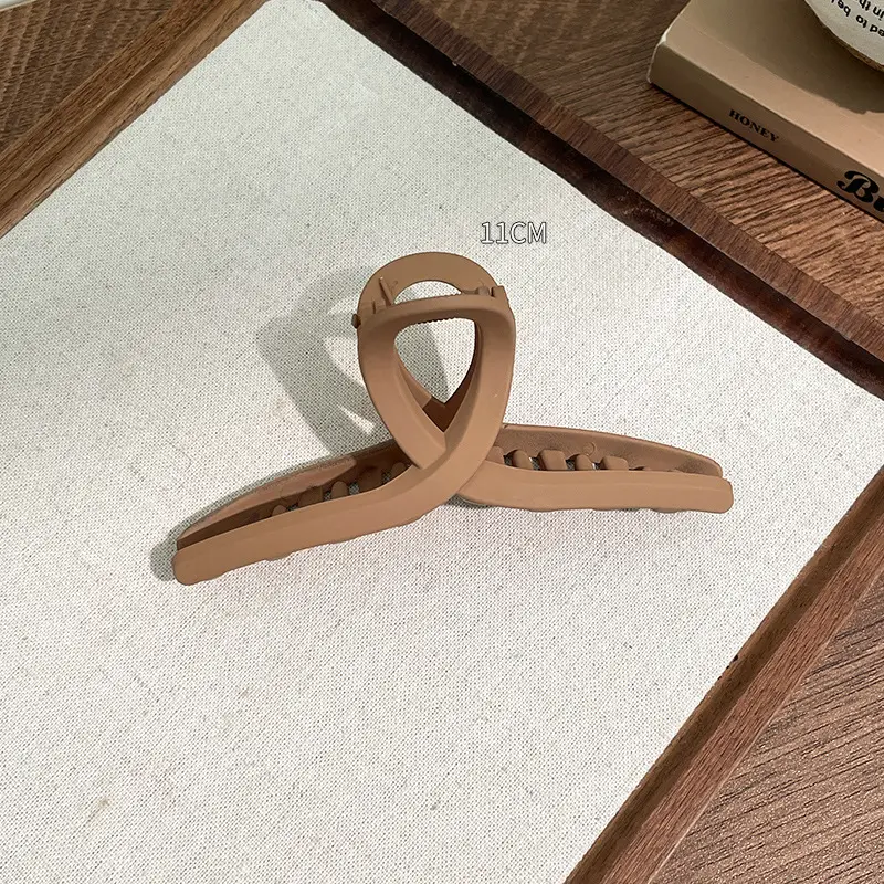 High-Grade Brown Large Hairpin Women's 2024 New