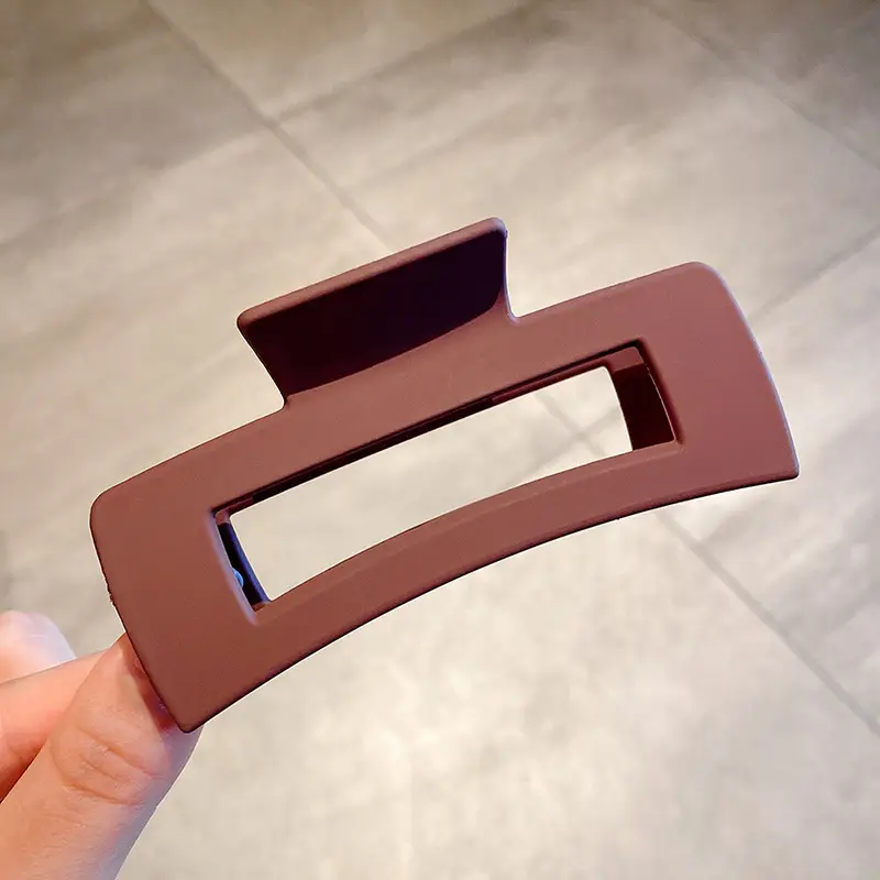 High-Grade Brown Large Hairpin Women's 2024 New