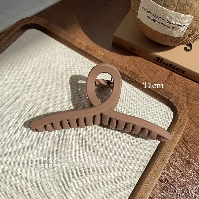 High-Grade Brown Large Hairpin Women's 2024 New