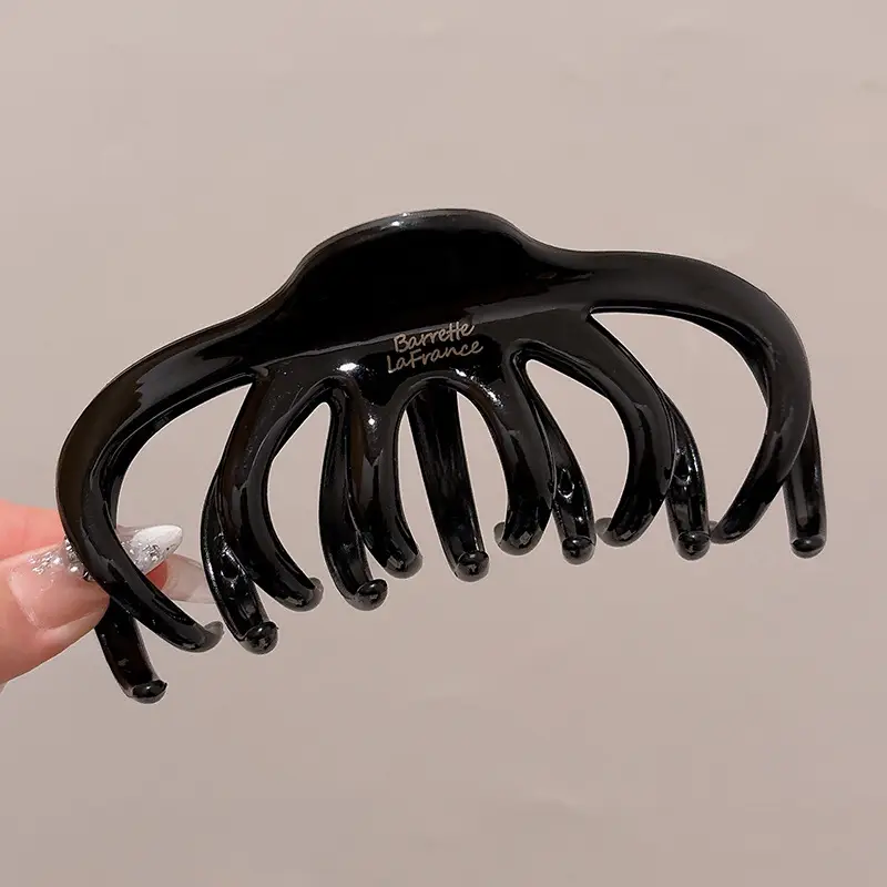 High-Grade Brown Large Hairpin Women's 2024 New