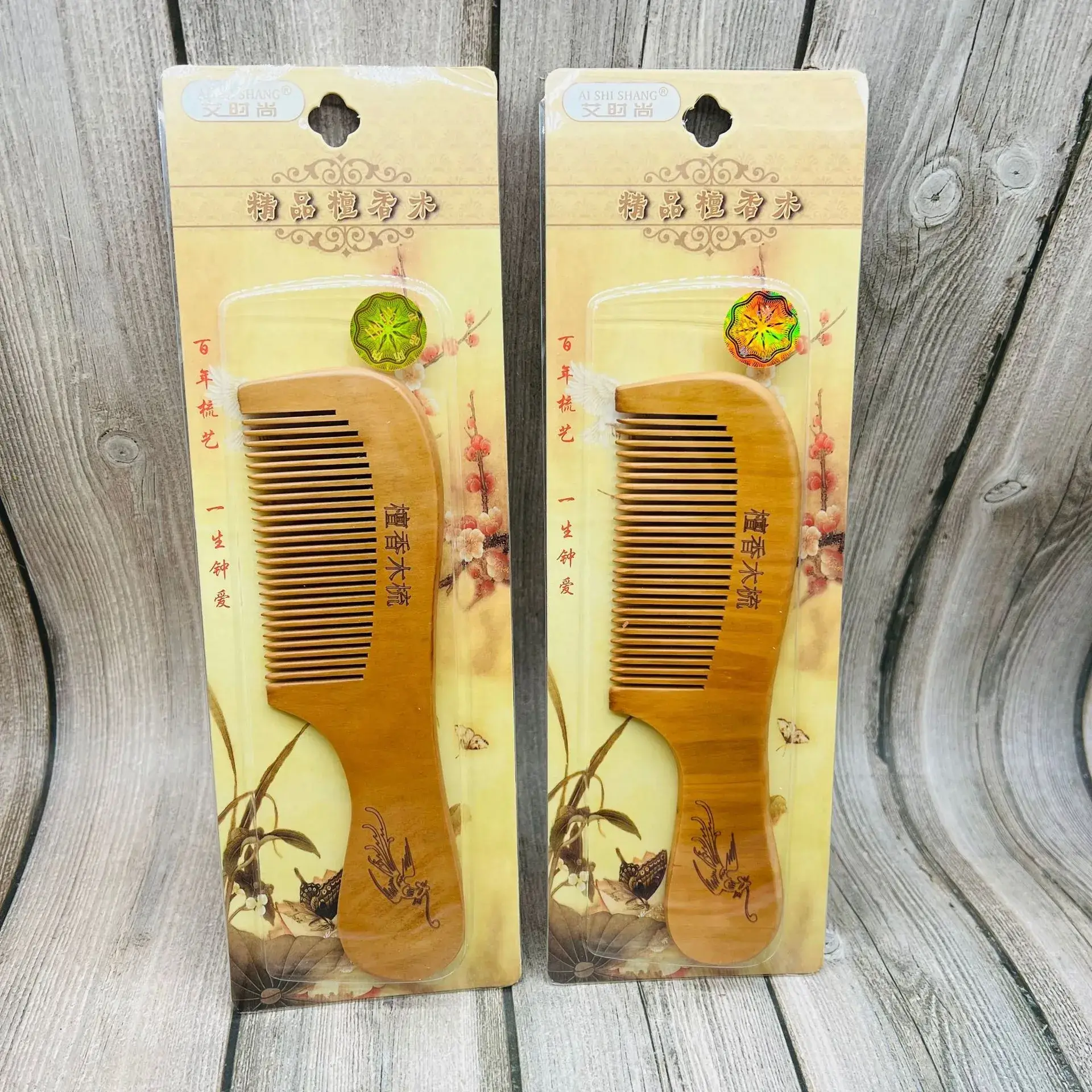 Peach Wood Hair Comb for Adults - Premium Quality - Image 5