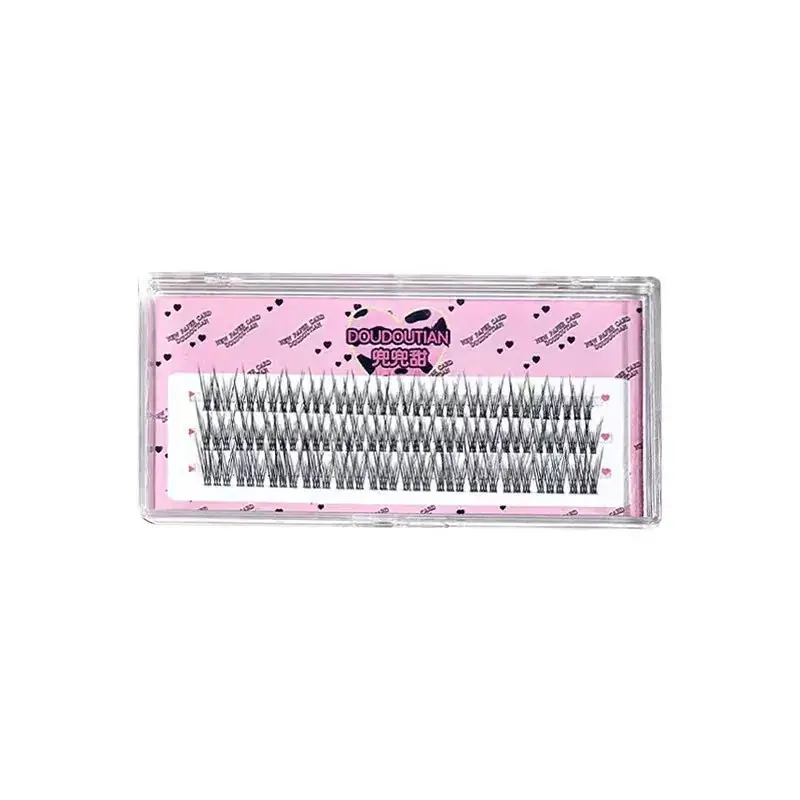 False Eyelashes for Women Natural Fake Straight Transparent