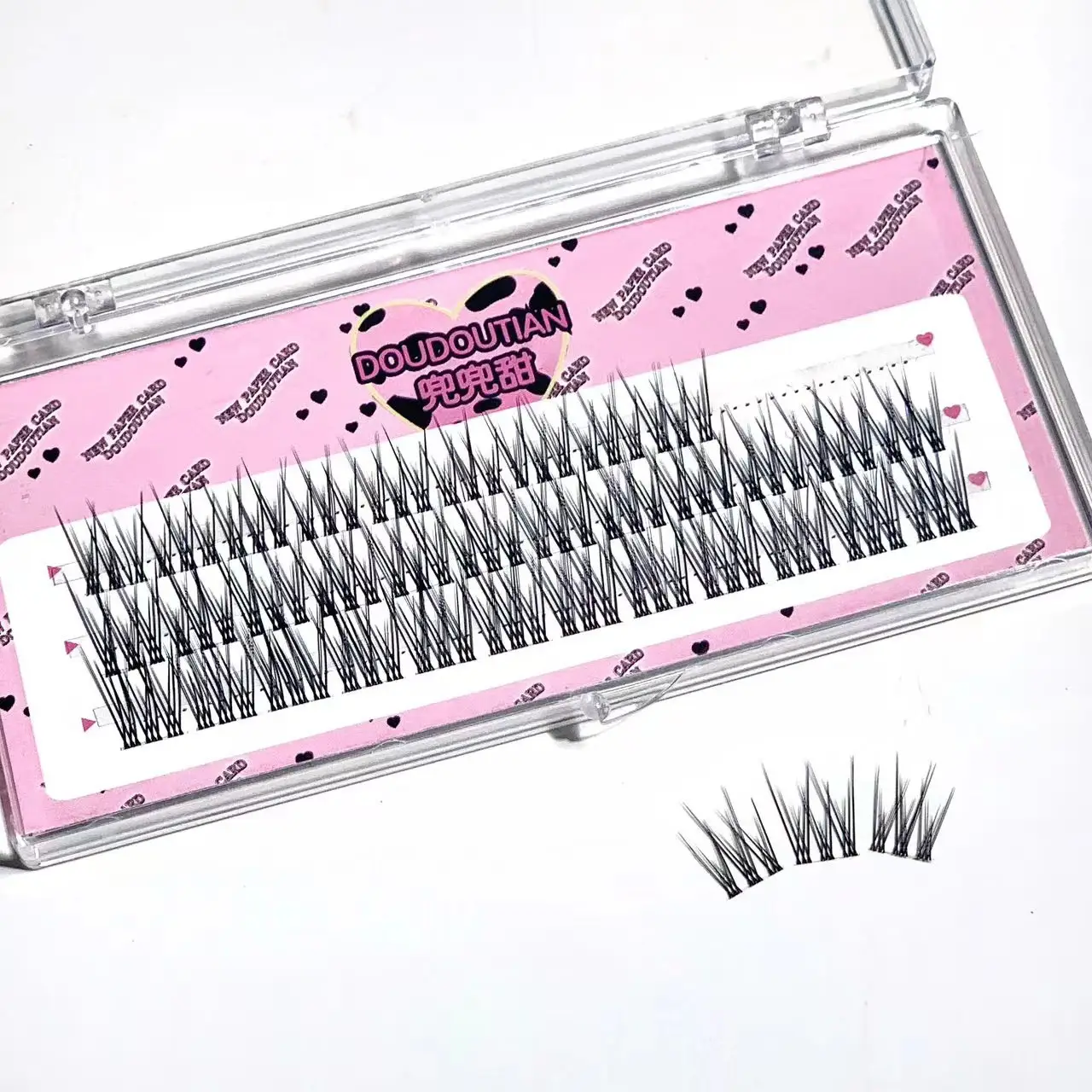 False Eyelashes for Women Natural Fake Straight Transparent — feature 12