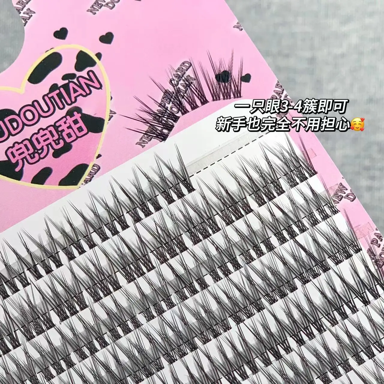 False Eyelashes for Women Natural Fake Straight Transparent — feature 19