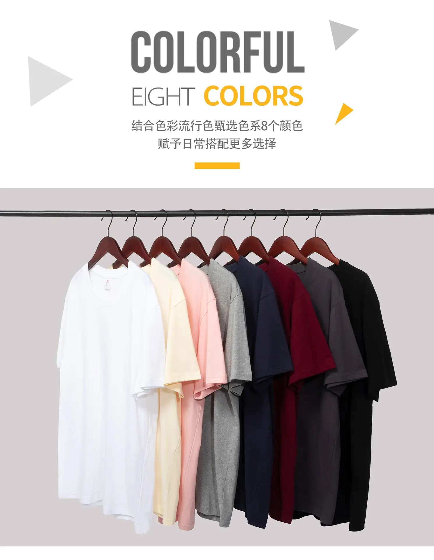 Women Japanese 220g Cotton T-Shirt Green Round Neck Short Sleeve — feature 6