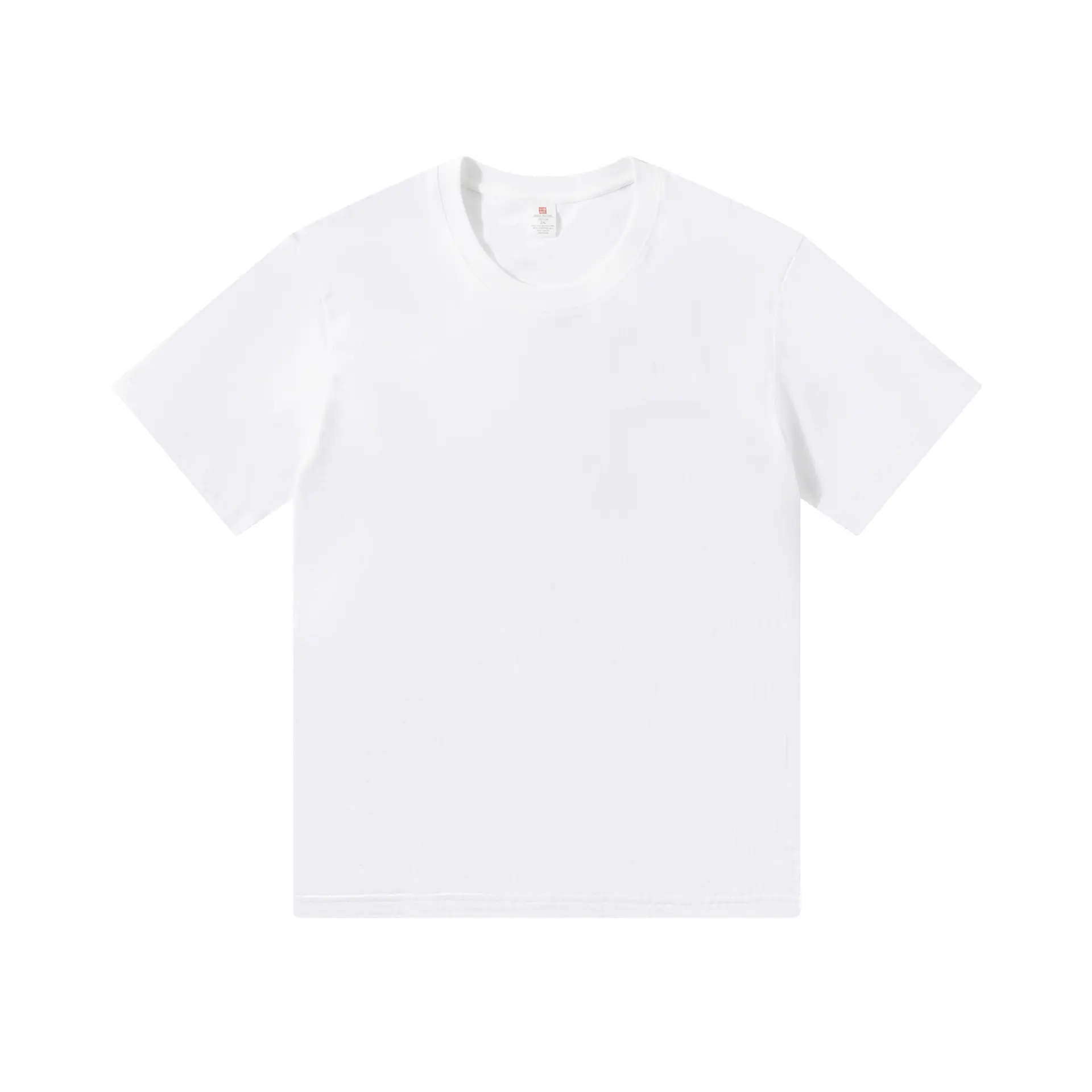 Women Japanese 220g Cotton T-Shirt Green Round Neck Short Sleeve - Image 2