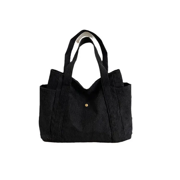 Korean Style Large Capacity Corduroy Tote Bag
