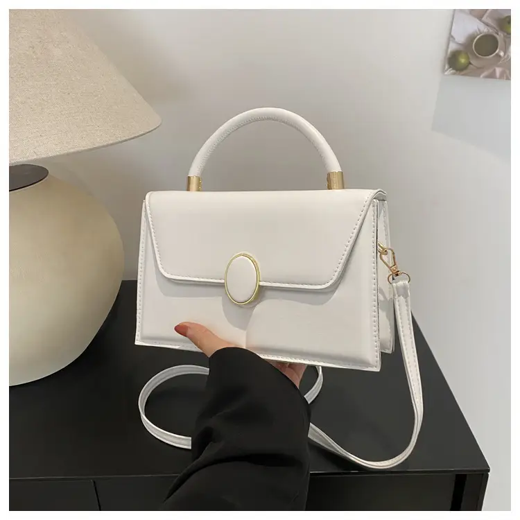 Pink Women's Square Handbag with Long Strap 2024 - Image 8