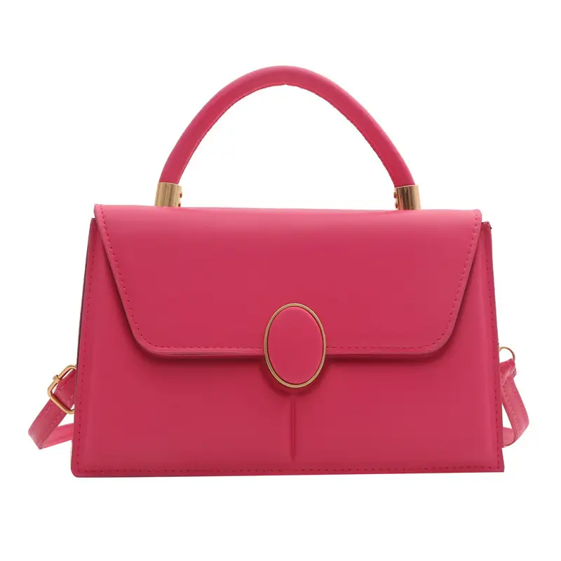 Pink Women's Square Handbag with Long Strap 2024 - Image 10