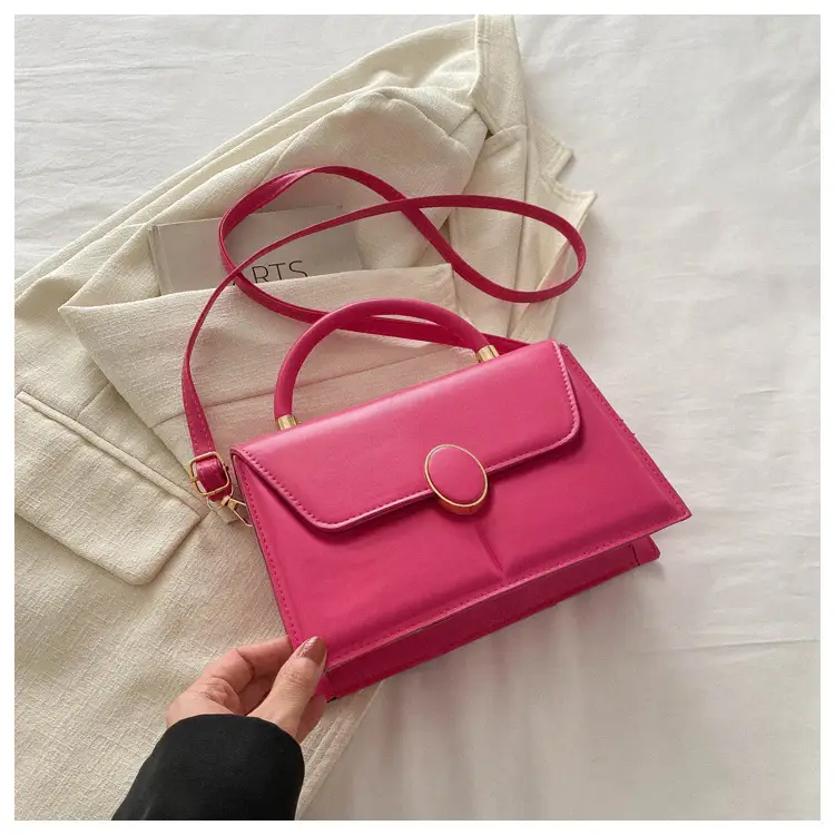 Pink Women's Square Handbag with Long Strap 2024 — feature 21