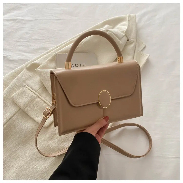 Pink Women's Square Handbag with Long Strap 2024 - Image 3