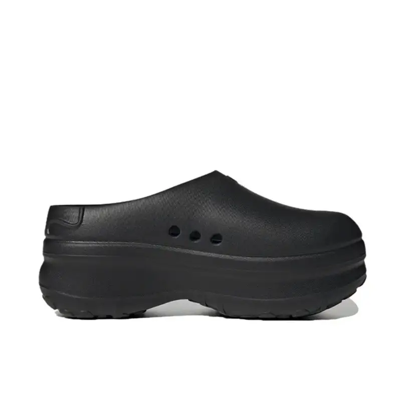 Thick bottom closed toe slippers for women ins lightweight non-slip height increasing chef shoes muffin sports half slippers hole shoes sandals for women - Image 25