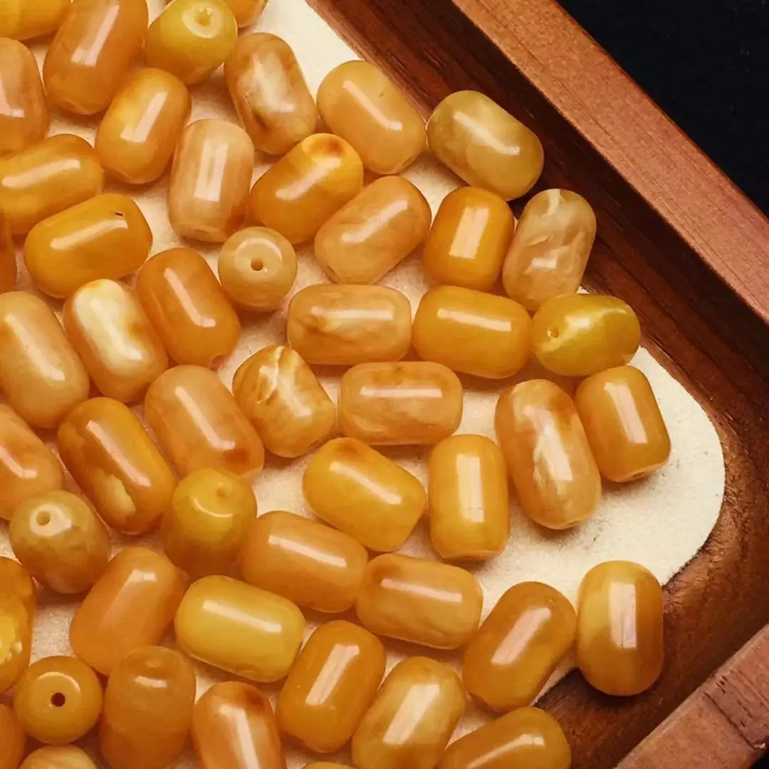 Natural Russian Beeswax Beads for Jewelry & Accessories