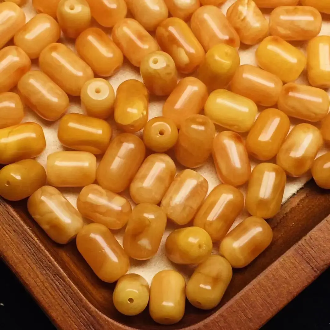 Natural Russian Beeswax Beads for Jewelry & Accessories