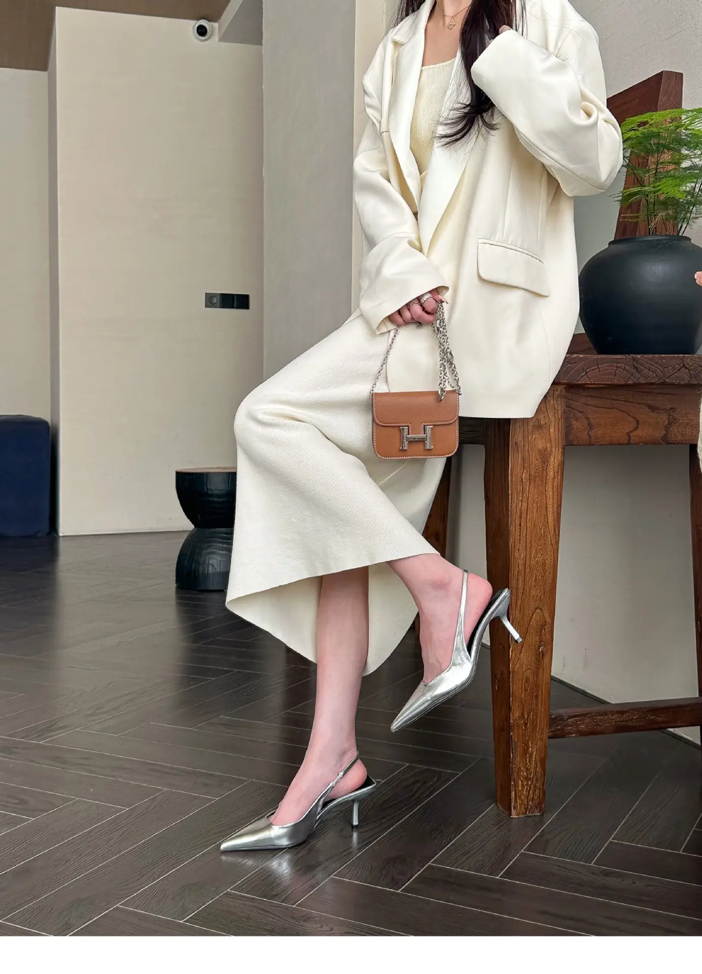 Gold Pointed Toe High Heels for Women 2025 Spring — feature 11