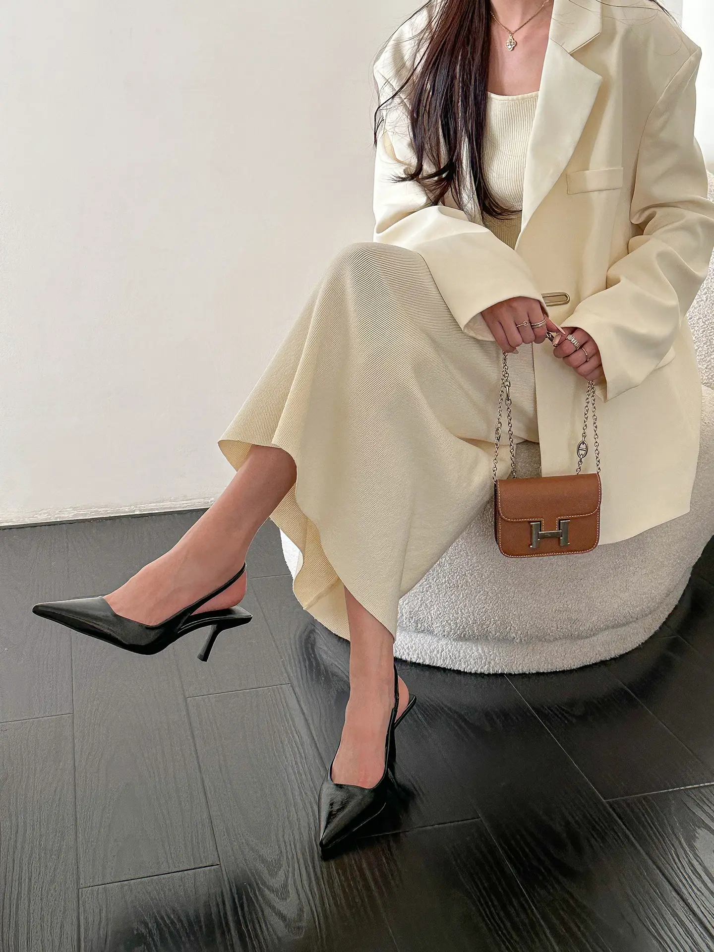 Gold Pointed Toe High Heels for Women 2025 Spring — feature 14